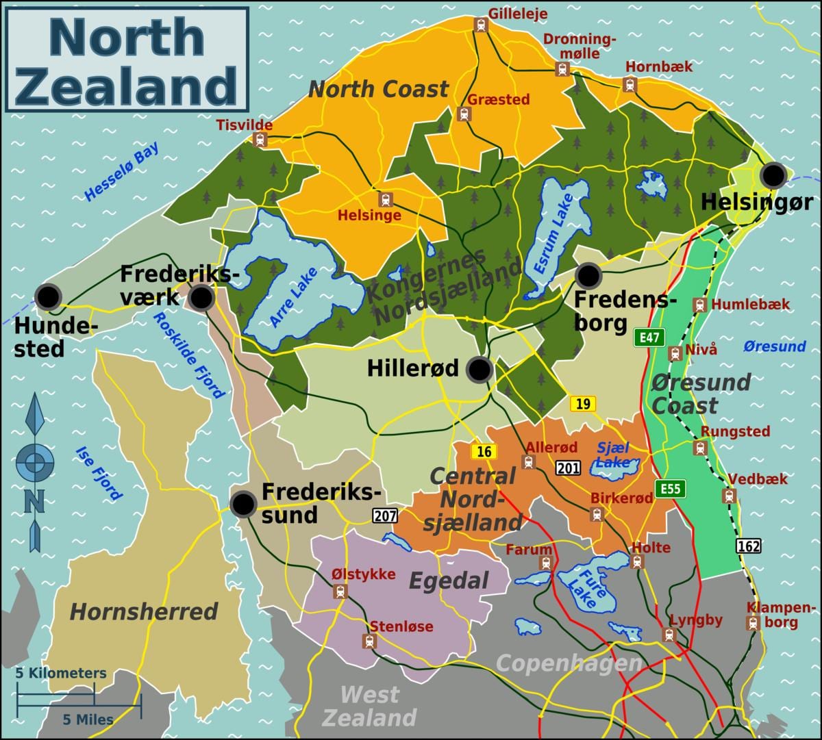 ਨਕਸ਼ਾ zealand ਡੈਨਮਾਰਕ