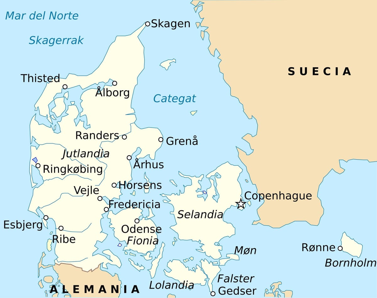 ਨਕਸ਼ਾ ਦੇ fredericia ਡੈਨਮਾਰਕ